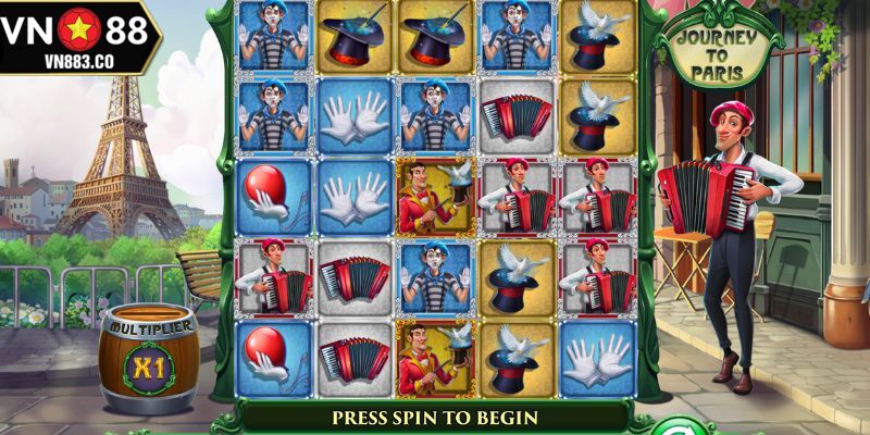 Journey to Paris - sản phẩm mới nhất tại Game Slot Play’n GO.